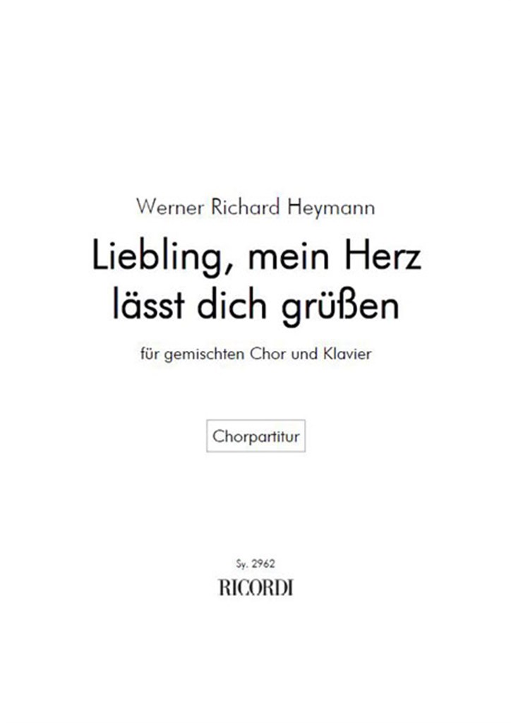 Liebling, mein Herz lässt dich grüßen